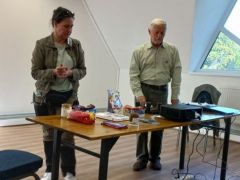 Kun Évával a gomba-szépségverseny eredményhirdetésére készülünk