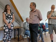 A zsűri: Baróti Anasztázia, Bathó Attila elnök, Finy Péter